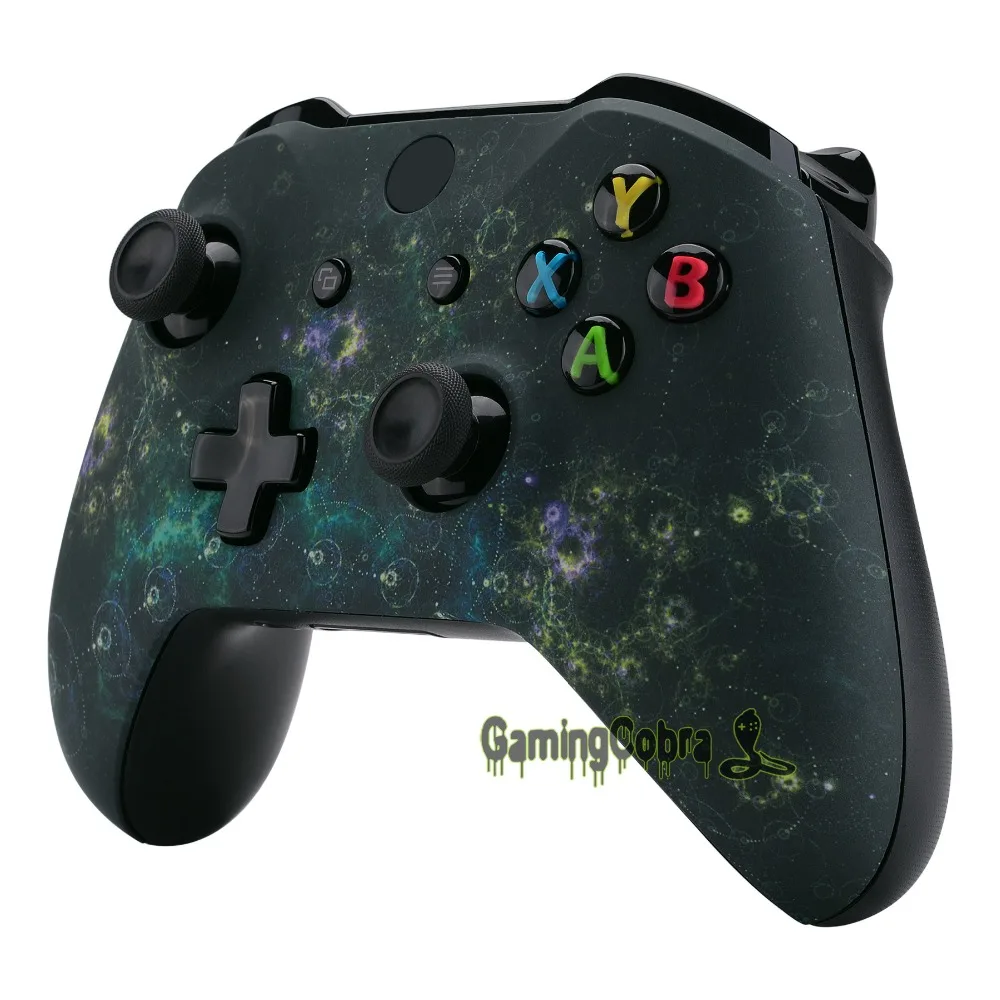 Темный хаос Nebula Galaxy Лицевая панель передний корпус запасная часть для Xbox One X & One S контроллер (модель 1708)