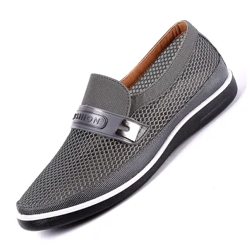 

Comfortable Mens Casual Shoes Hot Sale Loafers Men Shoes Quality Leather Shoes Men Flats Moccasins Shoes Breathable Super Zapato
