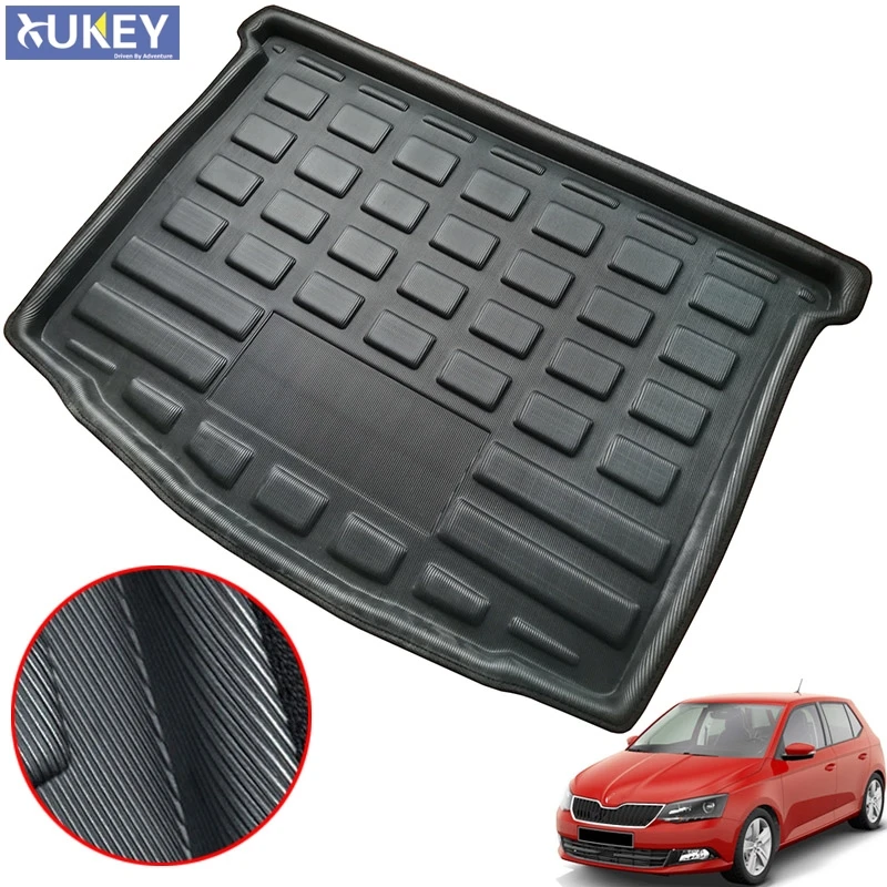 Heavy Duty Rubber Car Boot Liner Mat for Citroen C3 Picasso 09-On