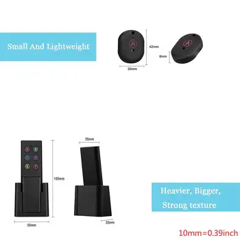 

Key Finder, Wireless RF Item Locator Key Tracker Anti-Lost Alarm Keychain,1 RF Transmitter and 6 Receivers for Key Purse pet