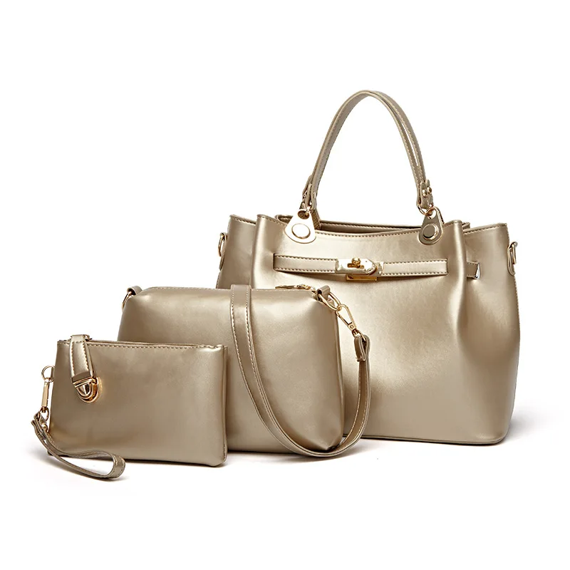 

Luxury Women Composite Bag Set Handbags Brand designer Leather Shoulder Crossbody bags for women 2019 Female Purse Clutch Wallet