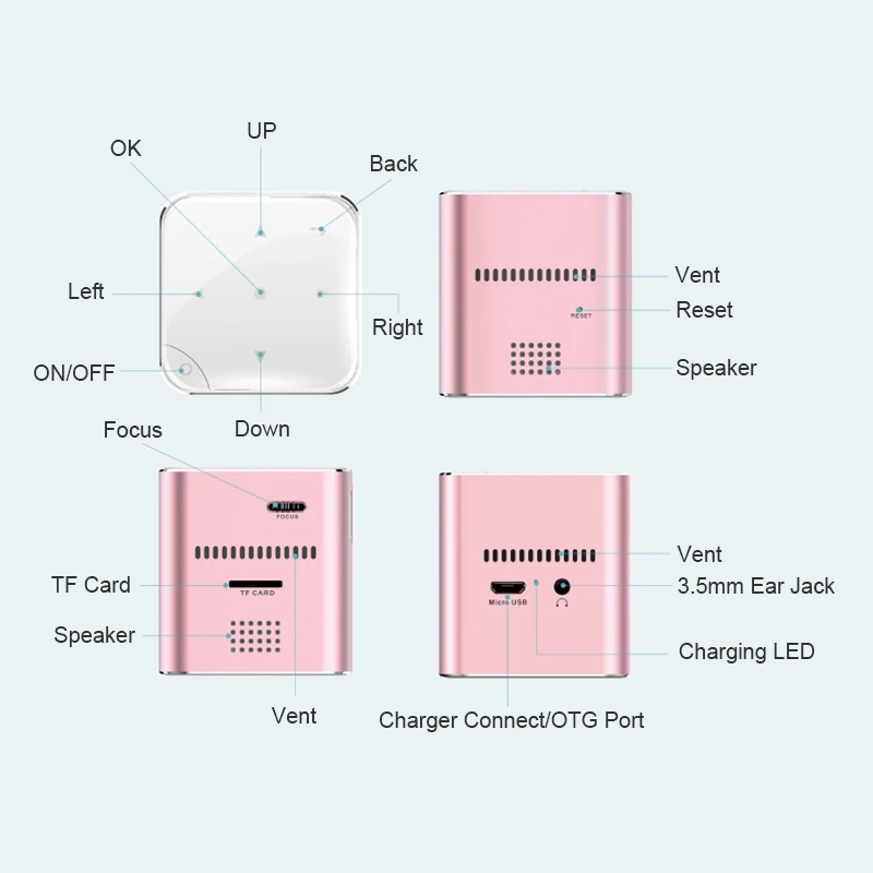 Everyone Gain A6 DLP 3D LED Mini Projector Wifi Android Digital Hand Projecteur HD Wifi Airplay Home Movie Theater Video Beamer