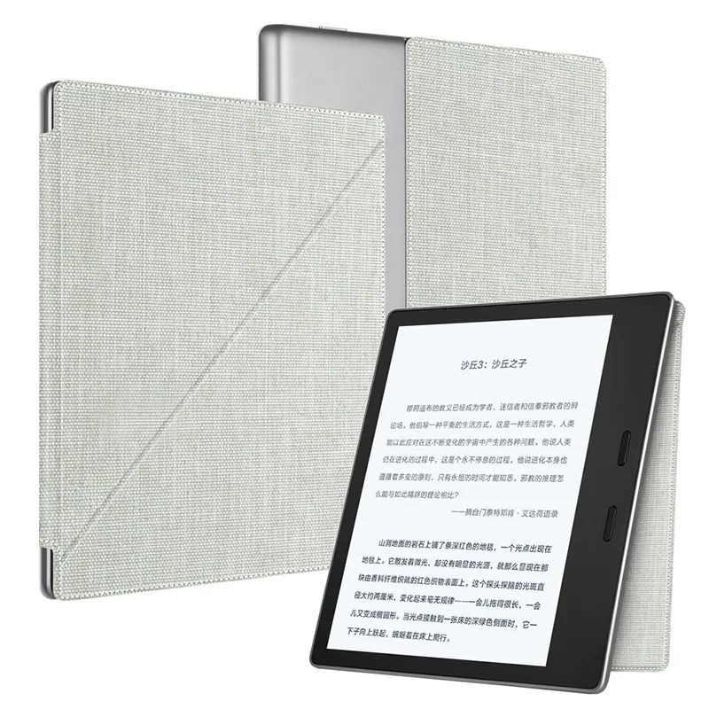 Односторонний чехол на магните для " Kindle Oasis(9th Generation) читалка для Kindle Oasis 2 Auto Sleep/Wake Cover - Цвет: Standing style white