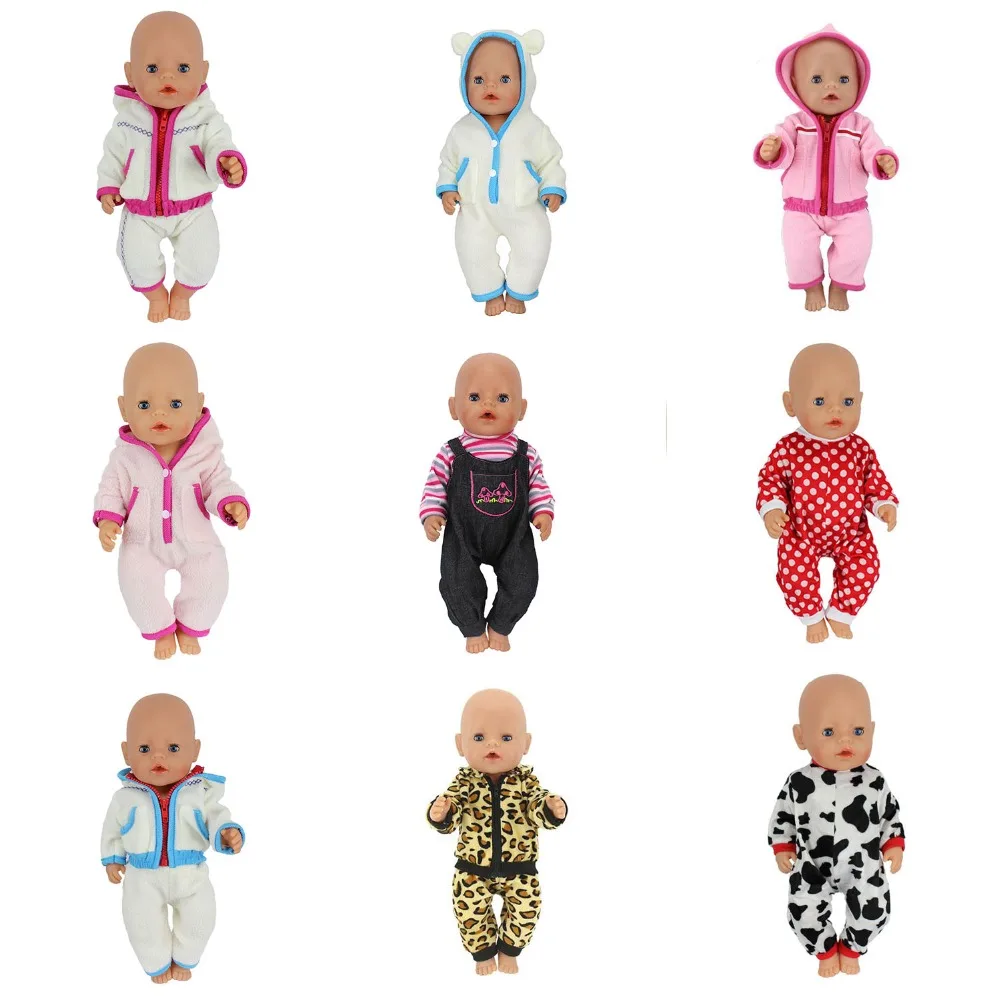 10Style Choose Warm Doll clothes Wear fit 43cm Baby Born zapf,Children best Birthday Gift(only sell clothes)