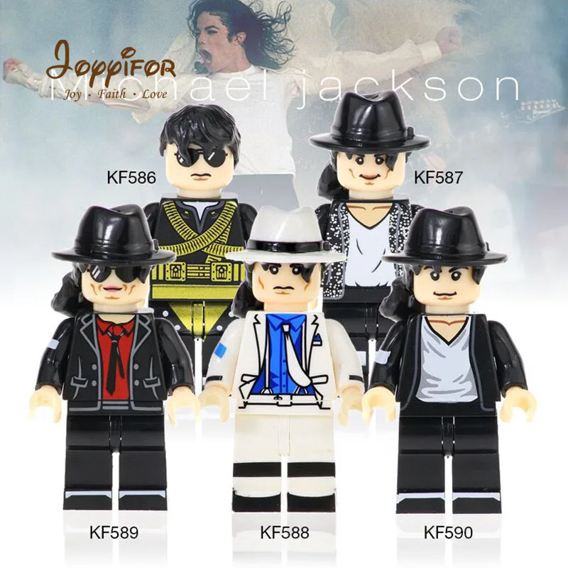 

Joyyifor Hot Superstar Performer Dancer Michael Jackson Action Figure Building Blocks Bricks Toys For Children Friend