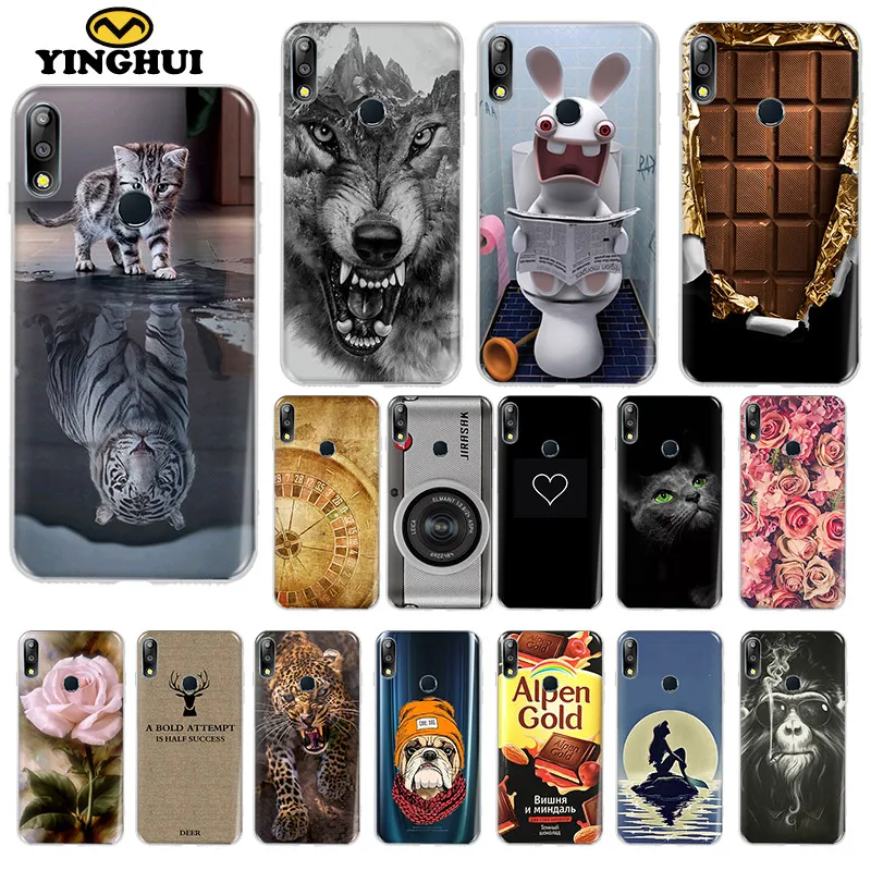 

High Quality ASUS Zenfone Max Pro M2 ZB631KL Phone Case Soft TPU Silicone Cover Protective Printed Case ASUS ZB633 ZB632KL Cover