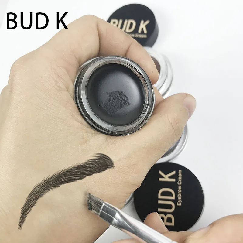 

BUD K Brand Eyebrow Brown Color Enhancers Maquiagem Makeup Waterproof Eye Brow Filler Beverly Hills Pomade Gel CARAMEL