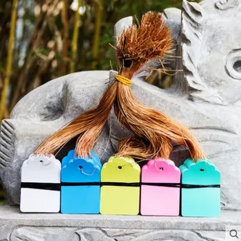 

100Pcs 5*3.5cm PVC color plastic Plant hanging tag flowers gardening Potted plants Small listing Seedlings tag Meat tag