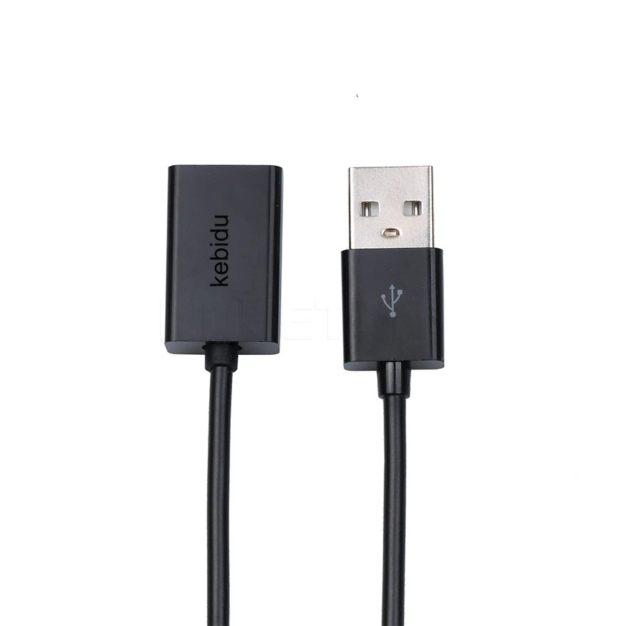 Kebidu 100 см USB 2,0 A удлинитель для передачи данных для мужчин и женщин дополнительный кабель 50 см для iphone samsung Note4 S6 Edge ноутбука
