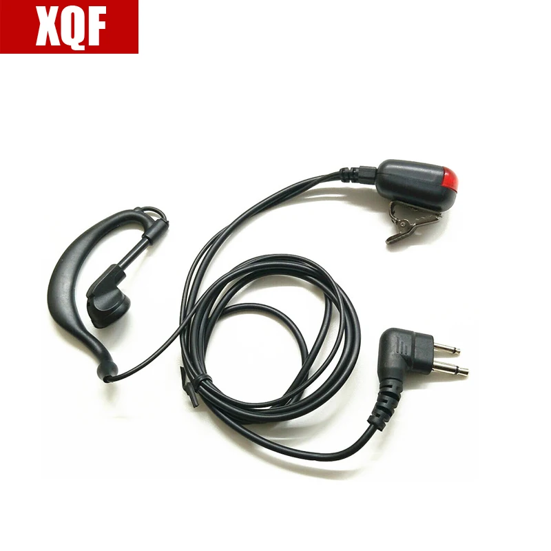 XQF 10PCS Earpiece With Microphone For Motorola Portable UHF VHF radio