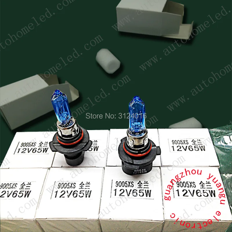 2 шт. X 9005 HB3 9005XS HB3A 9006 HB4 9006XS HB4A 12 В 55 Вт 60 100 галогенная лампа с ксеноновой белой