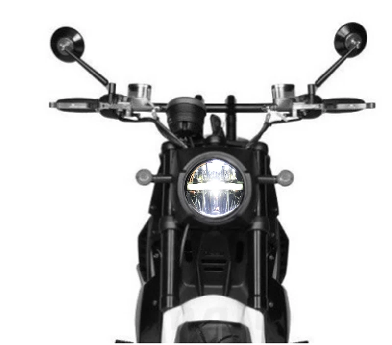 5,7" светодиодные фары 5 3/4 дюймов проектор мото фары для harley sportster Dyna, Softail, супер Glide мотоциклетные фары DRL