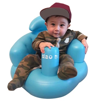 

New Arrival Multifunctional Portable Baby Inflatable Sofa Dining Chair Seat Bath Stool Swim Trainer Dropshiping