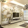 beibehang papel de parede 3d stereo living room sofa TV background wall paper bedroom bedroom non woven wallpaper large murals ► Photo 2/6