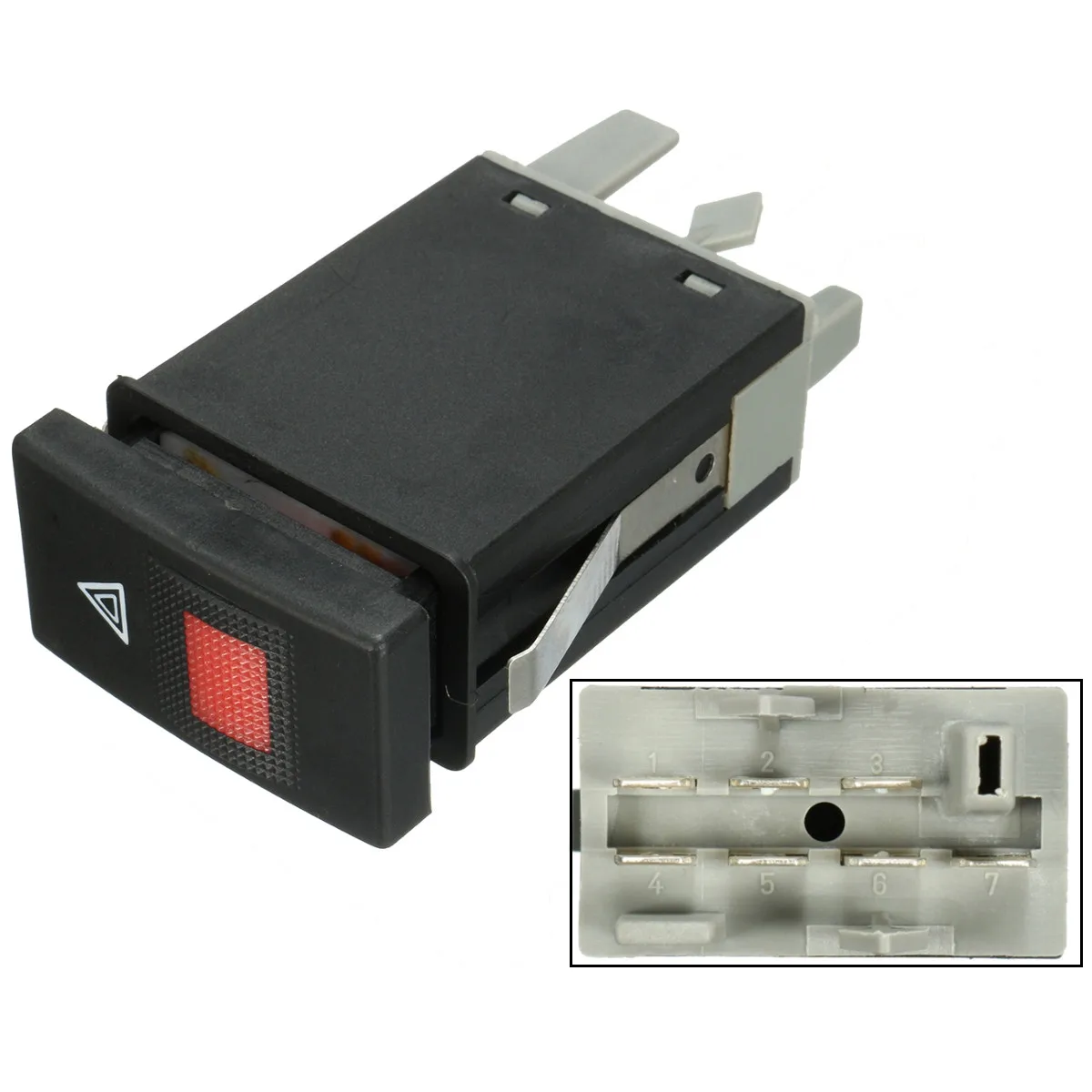 bilder für 7 Pins Notfallwarn Licht Blink Schalter Für Audi A4 B5 8D2 1996-2002 8D0941509E Schwarz Kunststoff bilder für 7 Pins Notfallwarn Licht Blink Schalter Für Audi A4 B5 8D2 1996-2002 8D0941509E Schwarz Kunststoff