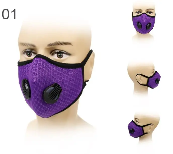 

New breathable mesh cloth for preventing haze, dust and PM 2.5 movement double valve mask