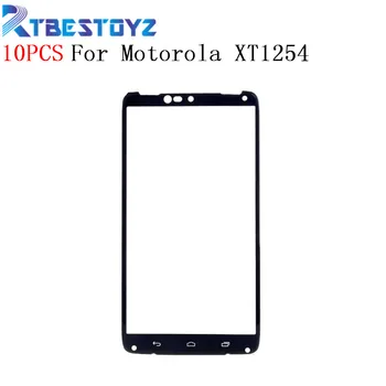 

RTBESTOYZ 10PCS/lot Outer Screen Glass Lens Replacement For Motorola Droid Turbo XT1254
