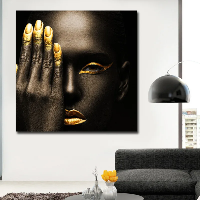 Cheap Picture Wall art Canvas Painting Portrait Woman Posters and prints Home Decoration Painting Art Print on Canvas No Frame