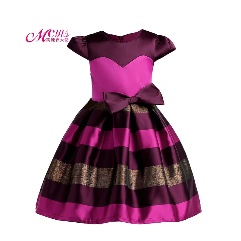 

Big Bow Girl Dresses Princess Costume Kids Clothes Baby Girls Party Dress Children Summer Prom Dresses 3 4 5 6 7 8 9 10 Years