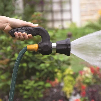 

Mighty Power Hose Blaster Fireman'S Nozzle Lawn Garden Super Powerful Home Original Car Washing By BulbHead Water Cleaning Tools