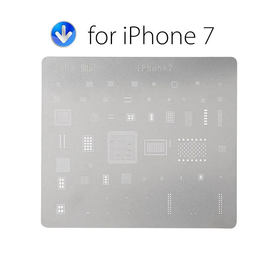 DIYFIX телефон ремонт логической платы инструмент для iPhone 7 6s 6 5S 5 материнская плата IC чип мяч пайка сетка из нержавеющей стали - Цвет: for iPhone 7