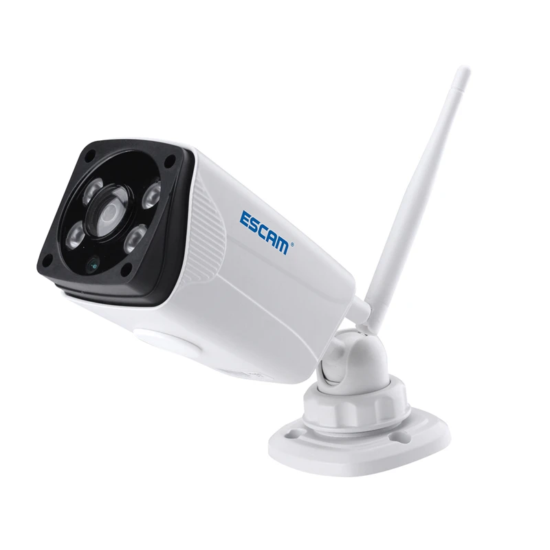 

ESCAM Outdoor Security Camera Wireless IP Camera 1080P Waterproof Night Vision 180 Degree Surveillance Camera Support 64G TF car