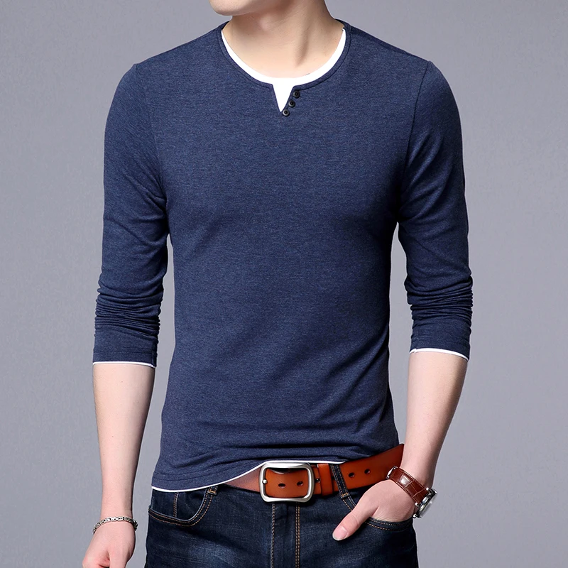 New Fashion Brand Tshirt Mens Korean Cotton Tops Streetwear Trending Solid Color Long Sleeve Boyfriend Gift T-Shirt Men Clothing New Fashion Brand Tshirt Mens Korean Cotton Tops Streetwear Trending Solid Color Long Sleeve Boyfriend Gift T-Shirt Men Clothing