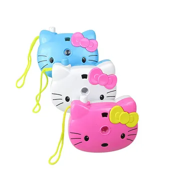 

Zhenwei 1 PC Cute Cat Plastic Camera Projection Function Cartoon Camera Pretending Toys for Baby Kids gift