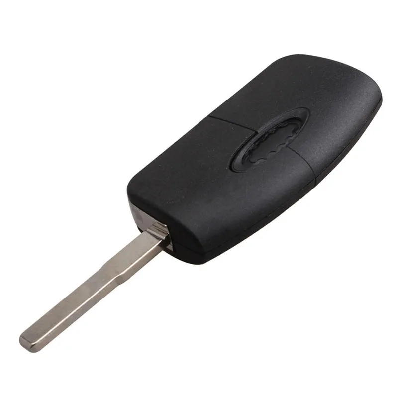 BHKEY 433Mhz 3Buttons Folding Remote Car key For Ford 4D60 4D63 <br />Chip For Ford Focus 2 3 mondeo Fiesta key Fob HU101 Blade-in Car Key <br />from Automobiles 
