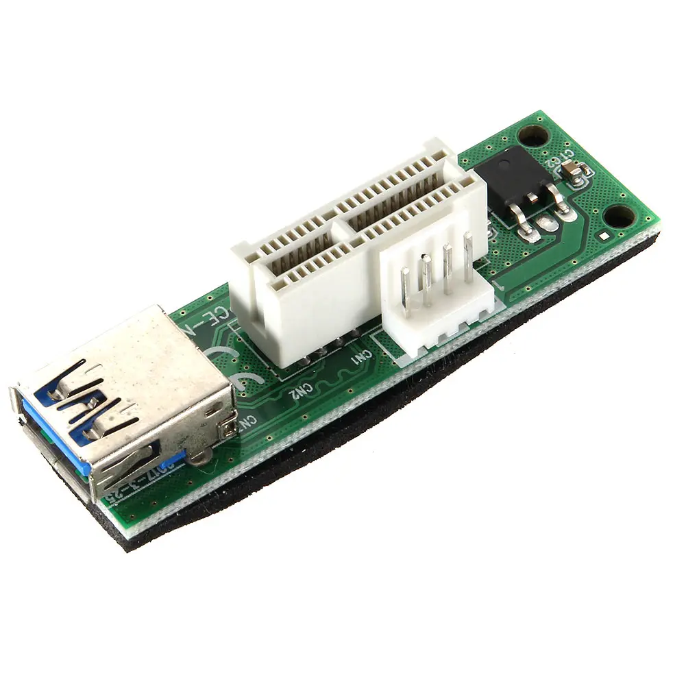 Мини PCI E Express удлинитель 1X переходная карта питания USB 30 см кабеля 4 Pin