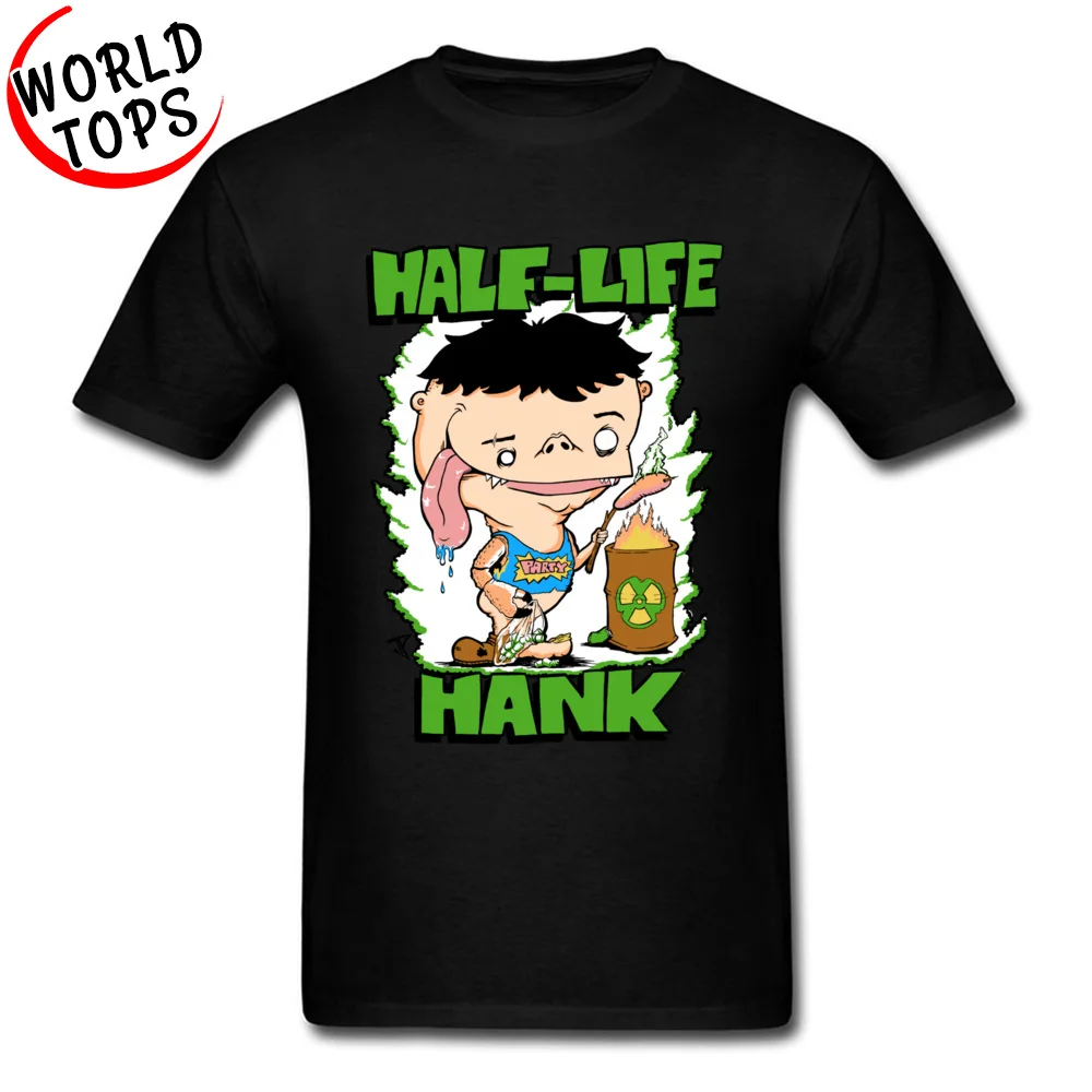 

Cartoon Half Life Hank T Shirt 2018 New Student Tee Shirt Streetwear Short Sleeve O Neck Tees Pure Cotton Men's Funny Tshirts