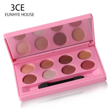 

3CE EUNHYE HOUSE Brand Long-lasting Eye Shadow 8 Colors In 1 Hot Sale Waterproof Eye Shadow Matte Satin Shimmer Cosmetic