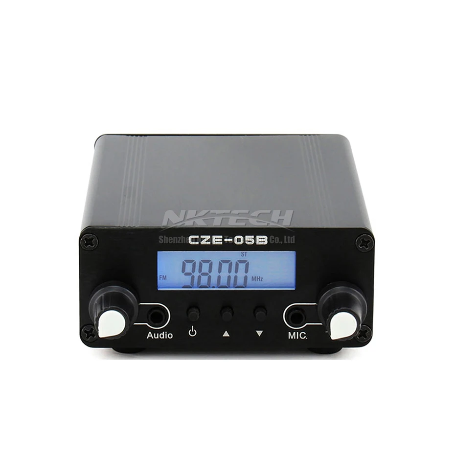 NKTECH PLL ESTÉREO FM Transmisor de Radio en la estación de transmisión CZE-05B 100 mW/500 mW frecuencia 76-108Mhz a casa AMPLIFICADOR DE CAMPO DE doble modo - 4