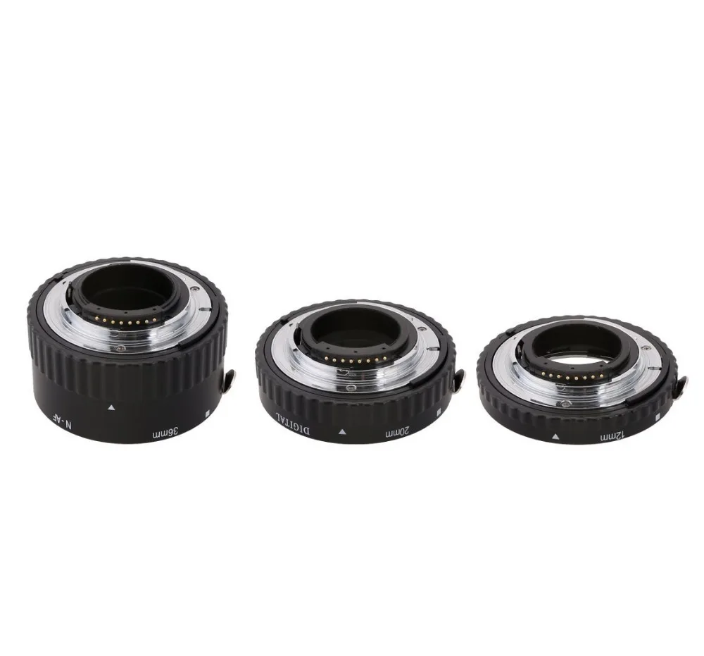 Tubo para Nikon Meike Foco Automático Metal Macro Extensão D7100 D7000 D5100 D5300 D3100 D800 D750 D600 D90 D80 Dslr Câmera af - Image 3