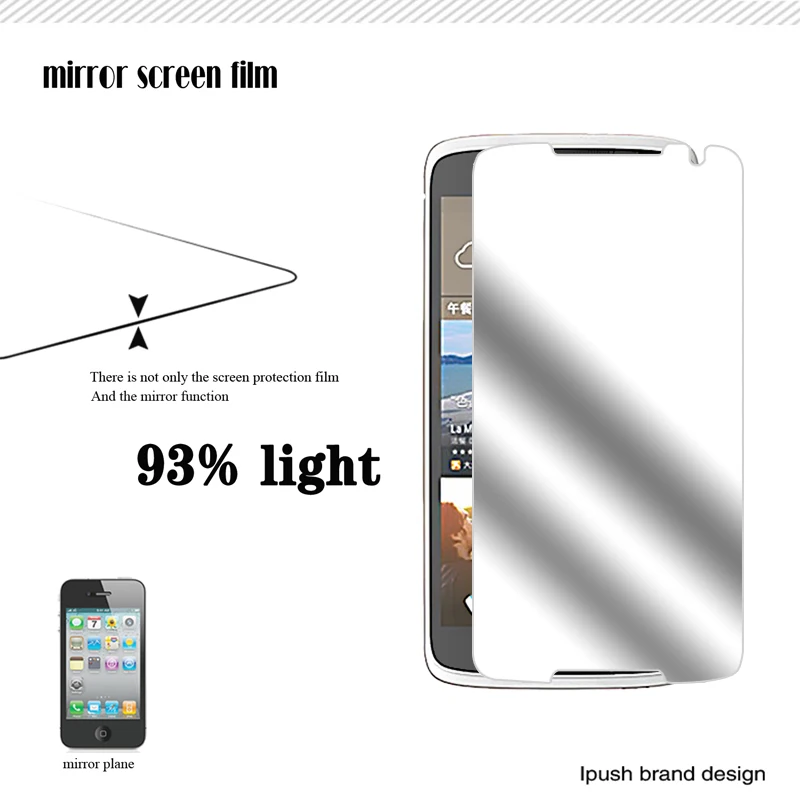 3 Pieces Mirror Screen Protector Protective Guard Film For HTC Desire