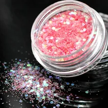 1 коробка, темно-розовый цвет, блестки, акриловая пудра, кристалл, полимер, дизайн ногтей, строитель, накладные кончики, дизайн ногтей, строитель, М, полимер для ногтей