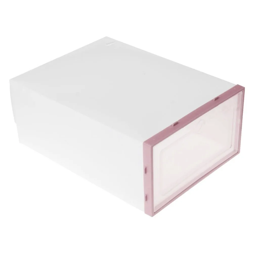 

Translucent Plastic PP Drawer Case Shoe Storage Box Organizer Stackable Boxes