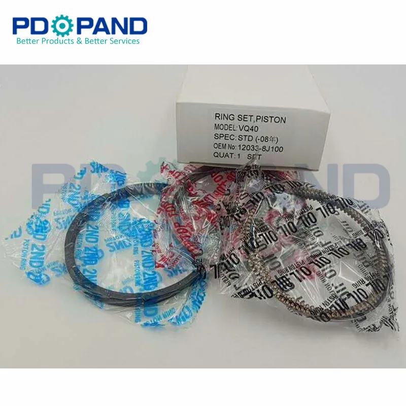 VQ40 VQ40DE Piston ring set for Nissan 2.5mm 3