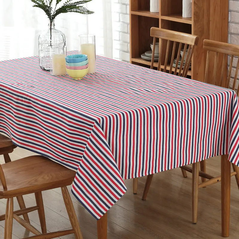 Zhuimenglong 12 Size Rectangle Coffee Table Cover Cotton Linen Table