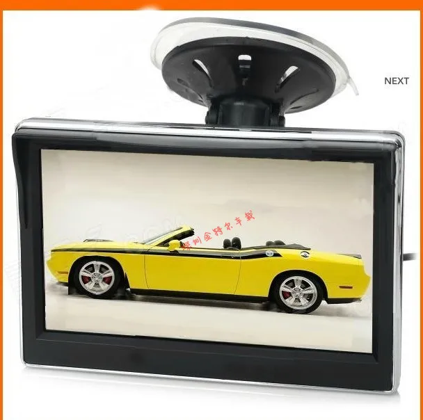 800X480 car HD Car 5 inch LCD display reversing car display screen 2