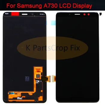

Super AMOLED For SAMSUNG GALAXY A8 plus 2018 lcd A730F LCD Display Touch Screen Digitizer Assembly For SAMSUNG A730 LCD