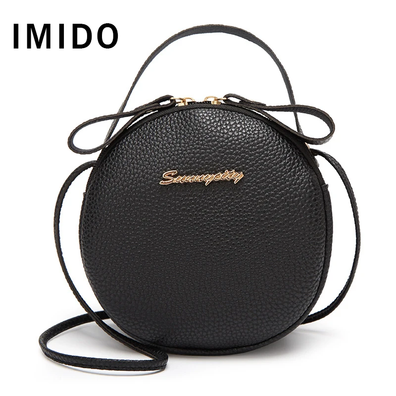 

Small Bags Women Elegant Handbag PU Leather Round Bag Designer Ladies Hand Bags Fashion Female Shoulder Bag Sac Main Femme