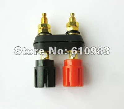 

Free shipping (5 pieces/lot) Wholesale Binding Post Banana Plug Jack Amplifier Terminal connector