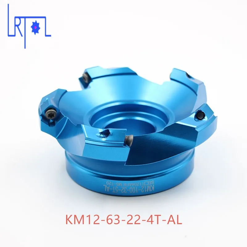 

4 flutes KM12-63-22 Aluminum Mill Visage Fin de Carbure Alliage pour Lourd CNC Fraisage De Coupe