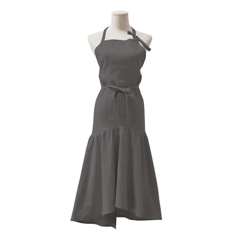 

New Washed Cotton Florist Kitchen Baking Apron Flower Arranging Division Work Apron Tea Cafe Overalls Pinafore Studio Home Dress