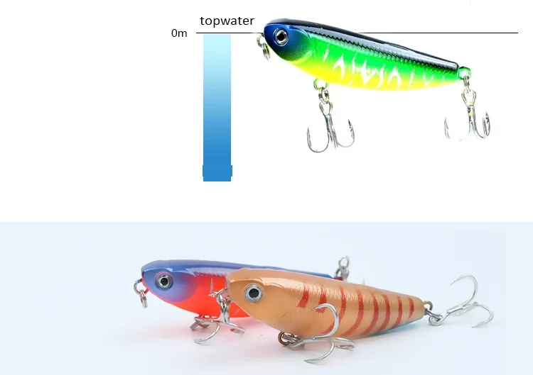 Рыболовные приманки Карандаш Поппер приманка бас 50мм5г рыболовные плавающие приманки Sammy пустые жесткие приманки