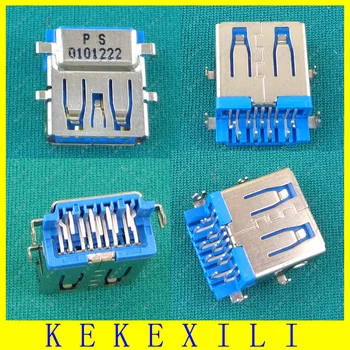 

Free Shipping 5pcs Female USB Jack Connector Socket for Lenovo Acer Asus laptop motherboard 3.0 USB interface, etc