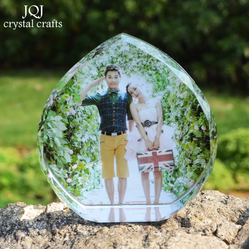 

DIY K9 Crystal Weeding Photoalbum Heart Shaped Anniversary Photo albums album de fotografia scrapbooking For Mother's Day Lovers