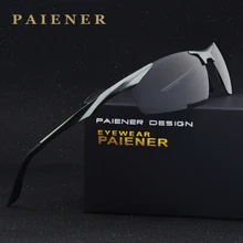 Фирменный дизайн; Алюминий алюминиево-магниевого сплава, Для мужчин солнцезащитные очки поляризованные очки с зеркальным покрытием линз, солнечные очки для глаз мужские очки Аксессуары для Для мужчин