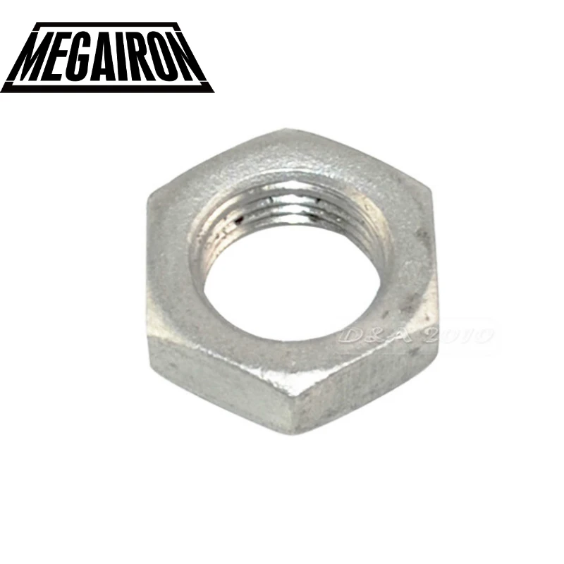 

MEGAIRON BSPT 1/2" DN15 Lock Nut O-Ring Groove Stainless Steel SS304 Hexagon Locking Nut Brand New